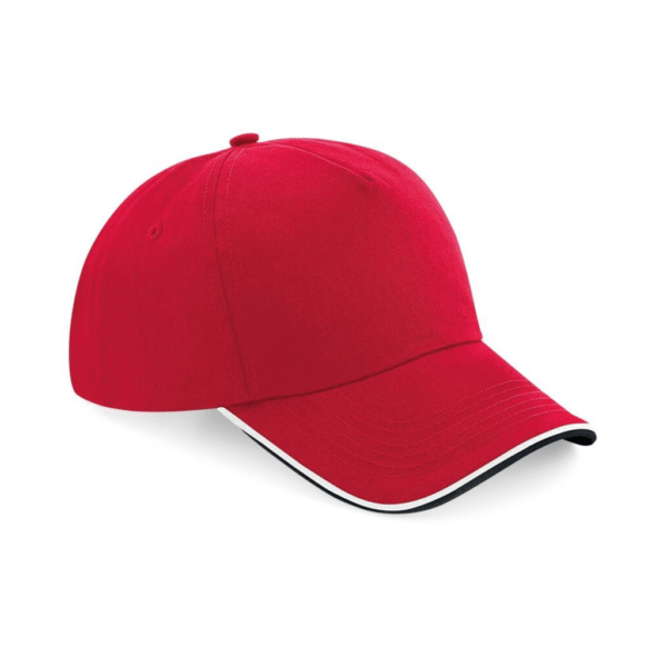 Cappellini stampati 2FIVE rosso bianco nero