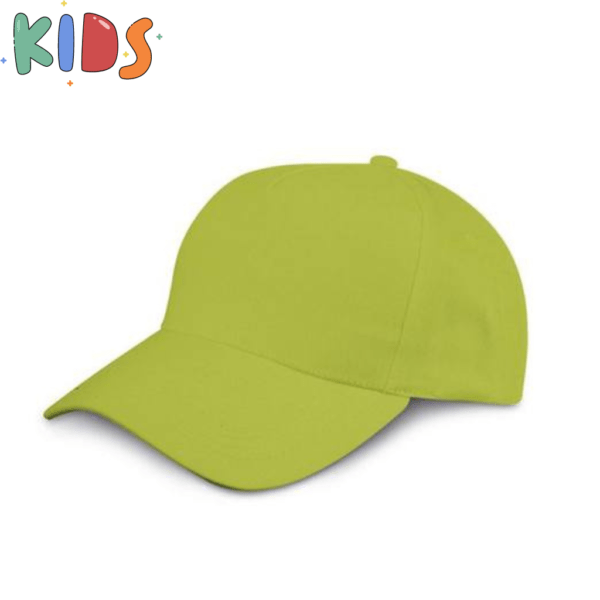 cappellini da bambini con stampa verde lime