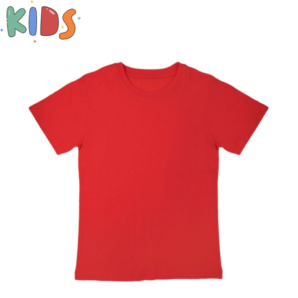 magliette da bambini con stampa rosso